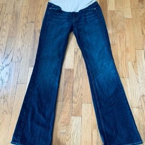 7 For All Mankind Maternity Jeans Sz 27 Purchased at A Pea in Pod Maternity$200+